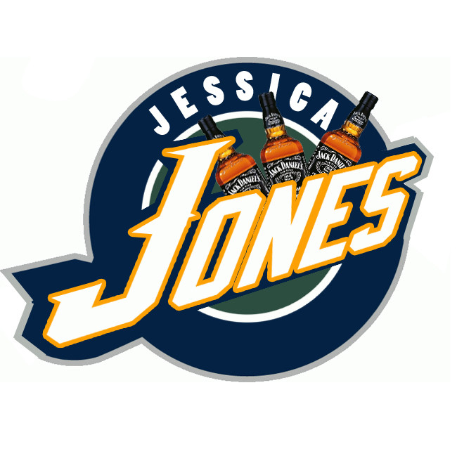 Utah Jazz Jessica Jones logo fabric transfer